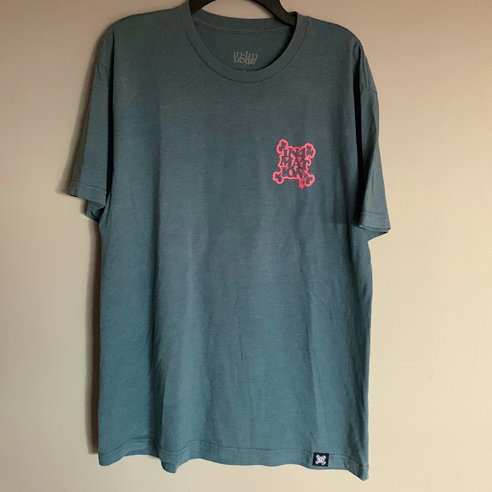 In4mation mens medium heather blue